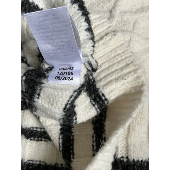 Lucky Brand Womens White & Blue Striped Button Up Cardigan Sweater Small‎ - Picture 10 of 10